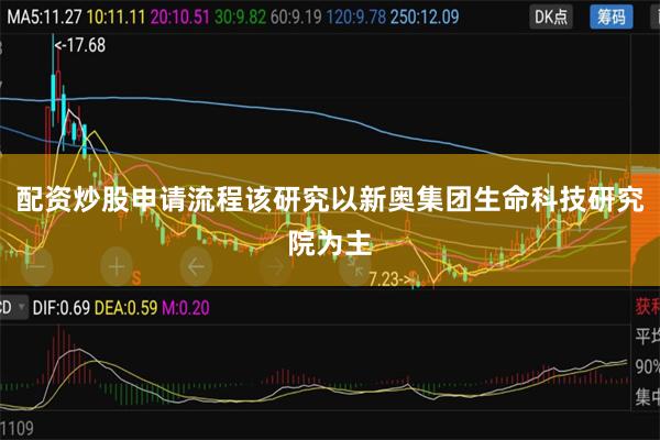 配资炒股申请流程该研究以新奥集团生命科技研究院为主