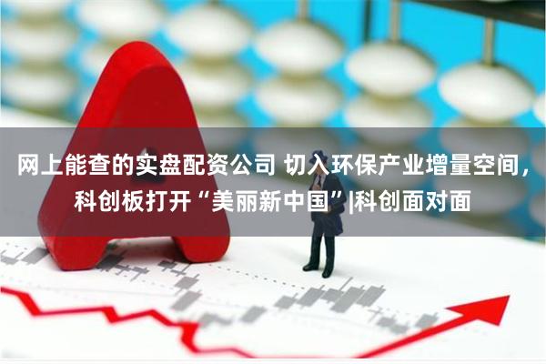 网上能查的实盘配资公司 切入环保产业增量空间，科创板打开“美丽新中国”|科创面对面