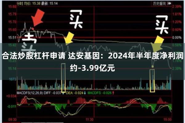 合法炒股杠杆申请 达安基因：2024年半年度净利润约-3.9