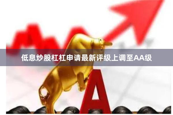 低息炒股杠杠申请最新评级上调至AA级